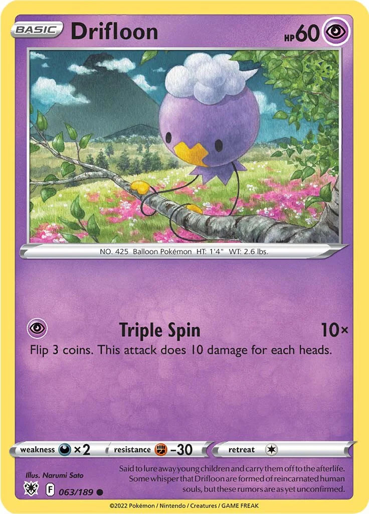 Drifloon (063/189) [Sword & Shield: Astral Radiance] Magic The Gathering