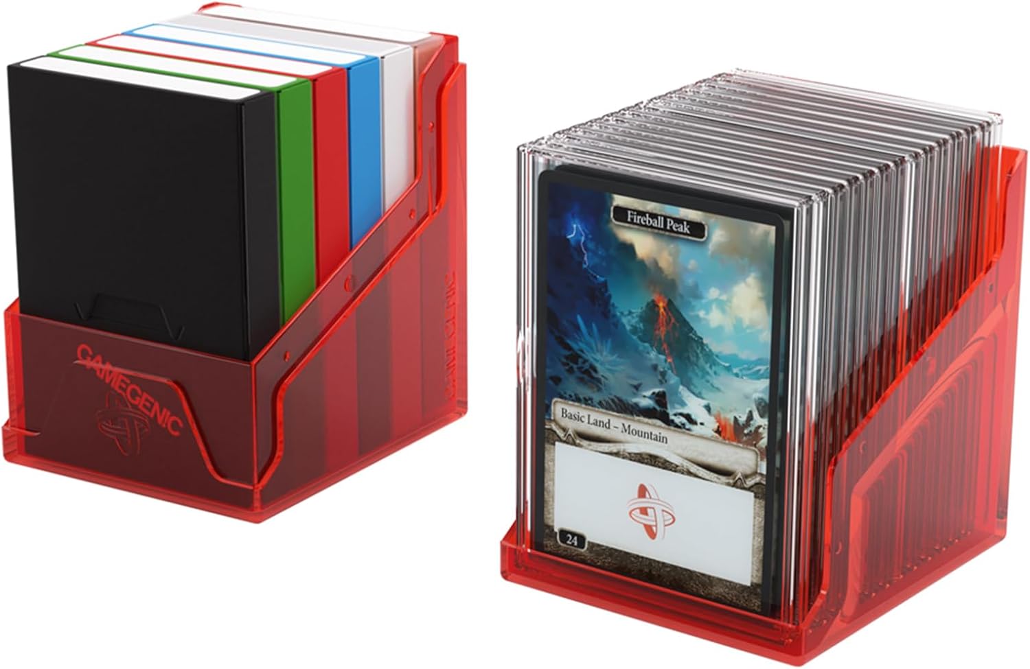 GameGenic - Bastion Deck Box 100+ XL (Red) GameGenic