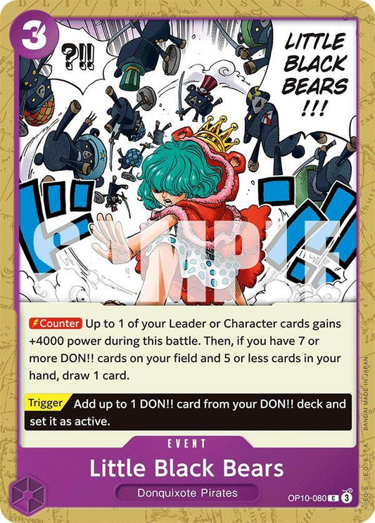 Little Black Bears - Royal Blood (OP10) One Piece