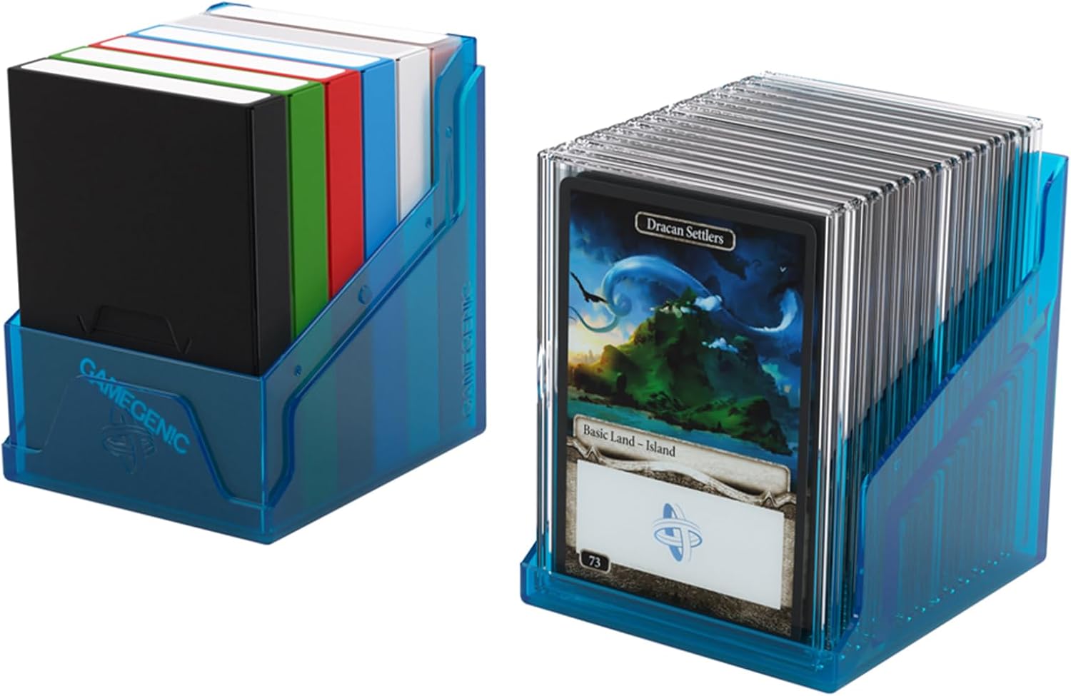 GameGenic - Bastion Deck Box 100+ XL (Blue) GameGenic