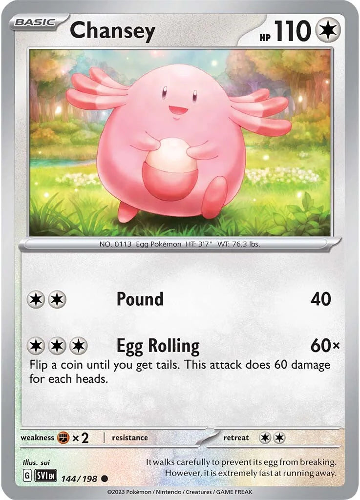 Chansey (144/198) [Scarlet & Violet: Base Set] Chansey (144/198) [Scarlet & Violet: Base Set] Pokemon