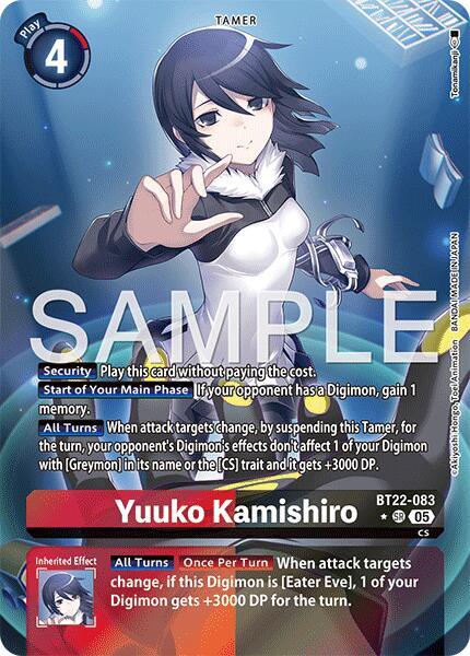 Yuuko Kamishiro (Alternate Art) - Cyber Eden (BT-22) Armchair Generals