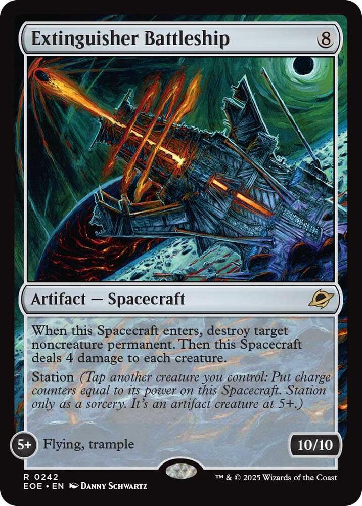 Extinguisher Battleship - Edge of Eternities (EOE) Magic The Gathering