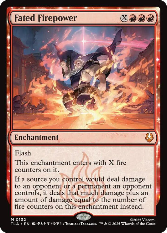 Fated Firepower - Avatar: The Last Airbender (TLA) FOIL Magic The Gathering