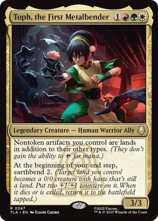 Toph, the First Metalbender - Avatar: The Last Airbender (TLA) Magic The Gathering