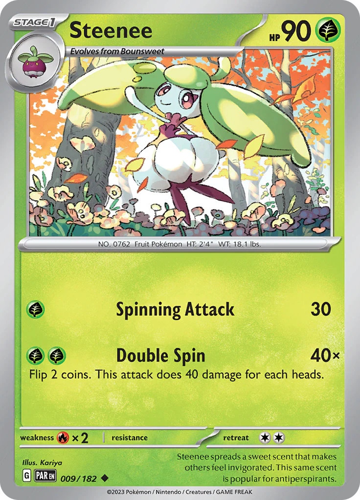 Steenee (009/182) [Scarlet & Violet: Paradox Rift] Pokemon