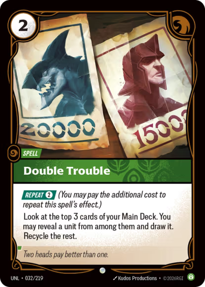 Double Trouble - Unleashed (UNL) Armchair Generals