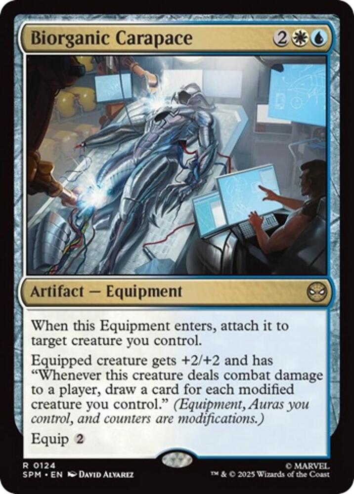 Biorganic Carapace - Marvel's Spider-Man (SPM) Magic The Gathering