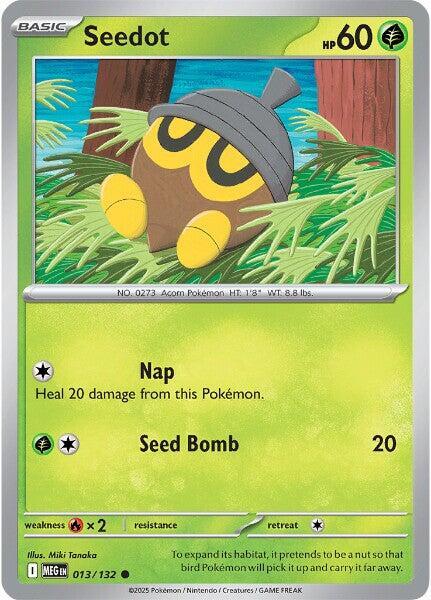 Pokemon - ME01 - Mega Evolution - Seedot - 013/132 Pokemon