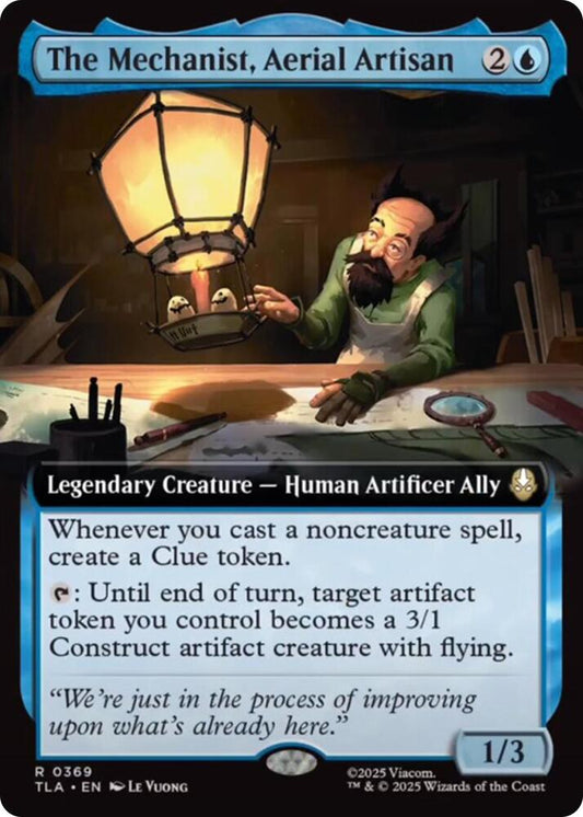 The Mechanist, Aerial Artisan (Extended Art) - Avatar: The Last Airbender (TLA) FOIL Magic The Gathering