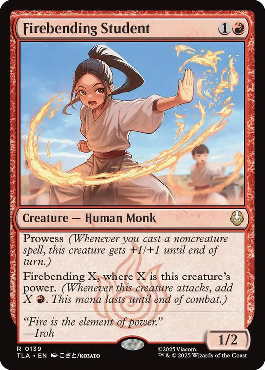 Firebending Student - Avatar: The Last Airbender (TLA) Magic The Gathering
