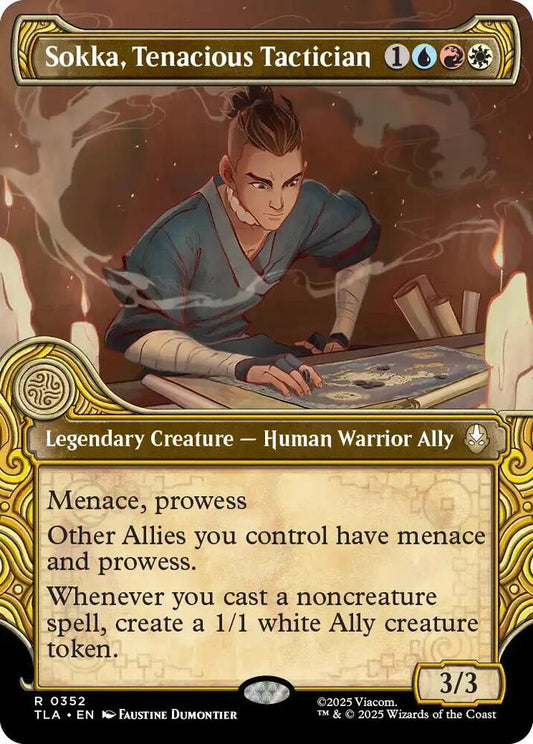 Sokka, Tenacious Tactician (Showcase) - Avatar: The Last Airbender (TLA) Magic The Gathering