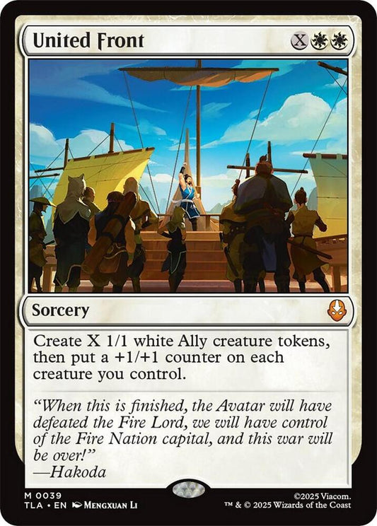 United Front - Avatar: The Last Airbender (TLA) Magic The Gathering