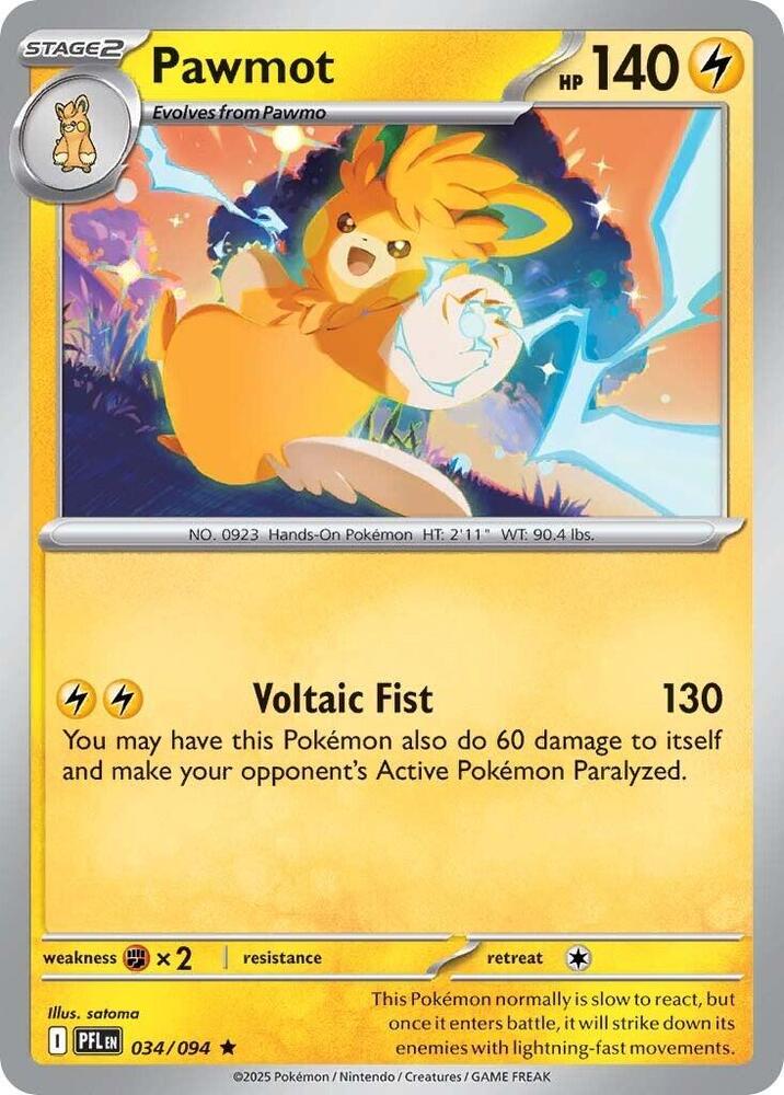 Pawmot - ME02: Phantasmal Flames (PFL) Pokemon