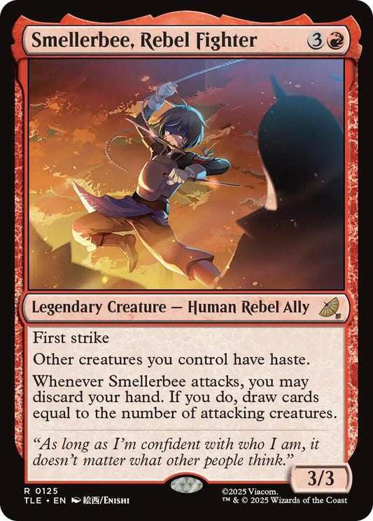 TSmellerbee, Rebel Fighter - Avatar: The Last Airbender: Eternal-Legal (TLE) FOIL Magic The Gathering