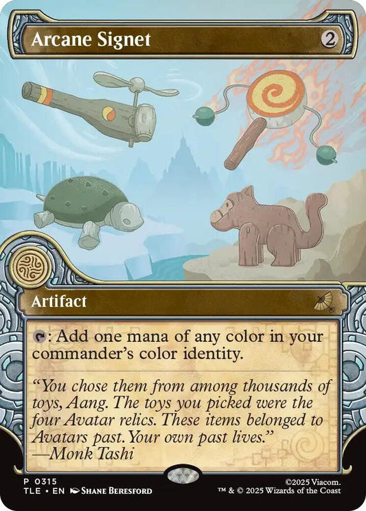 Arcane Signet (Showcase) - Avatar: The Last Airbender: Eternal-Legal (TLE) Magic The Gathering