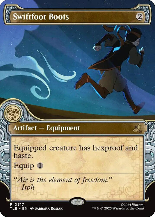Swiftfoot Boots (Showcase) - Avatar: The Last Airbender: Eternal-Legal (TLE) Magic The Gathering