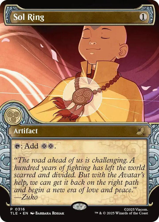 Sol Ring (Showcase) - Avatar: The Last Airbender: Eternal-Legal (TLE) Magic The Gathering