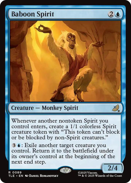 Baboon Spirit - Avatar: The Last Airbender: Eternal-Legal (TLE) Magic The Gathering