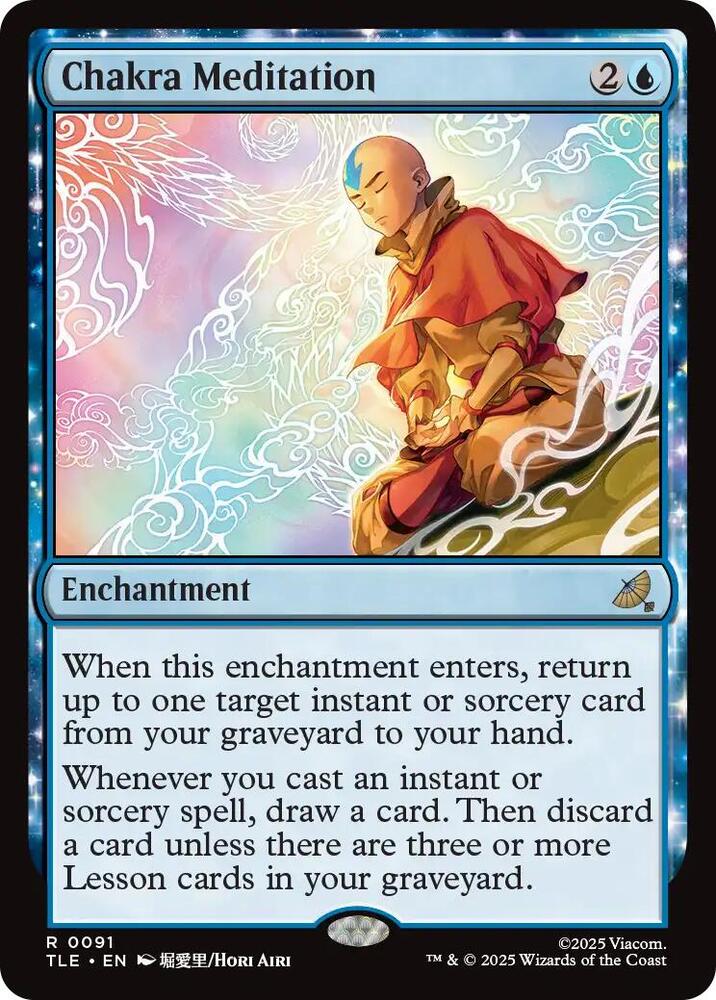 Chakra Meditation - Avatar: The Last Airbender: Eternal-Legal (TLE) Foil Magic The Gathering