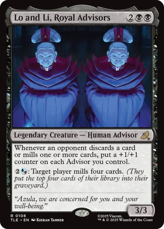 Lo and Li, Royal Advisors - Avatar: The Last Airbender: Eternal-Legal FOIL Magic The Gathering