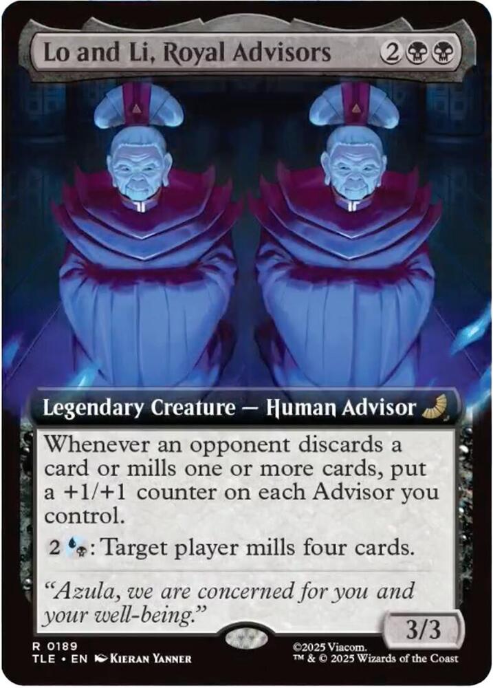 Lo and Li, Royal Advisors (Extended Art) - Avatar: The Last Airbender: Eternal-Legal (TLE) Magic The Gathering