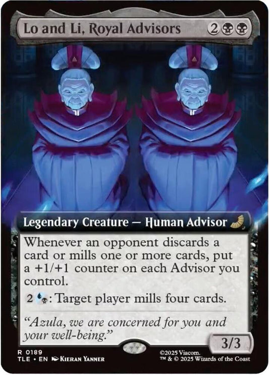 Lo and Li, Royal Advisors (Extended Art) - Avatar: The Last Airbender: Eternal-Legal (TLE) Magic The Gathering