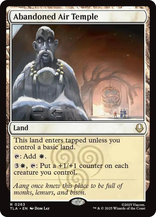 Abandoned Air Temple - Avatar: The Last Airbender (TLA) Magic The Gathering