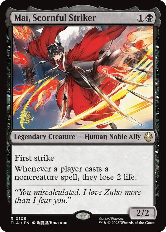 Mai, Scornful Striker - Avatar: The Last Airbender (TLA) FOIL Magic The Gathering