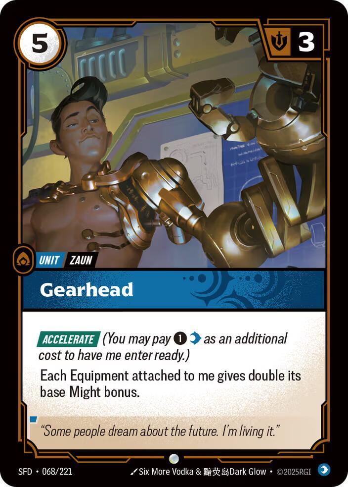 Gearhead - Spiritforged (SFD) Armchair Generals