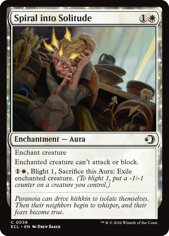 ECL - Lorwyn Eclipsed MTG Card - Spiral into Solitude Magic The Gathering