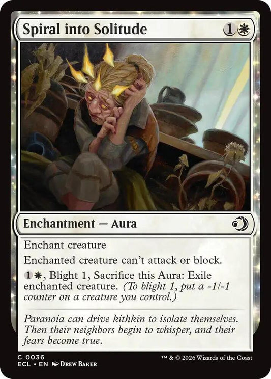 ECL - Lorwyn Eclipsed MTG Card - Spiral into Solitude Magic The Gathering