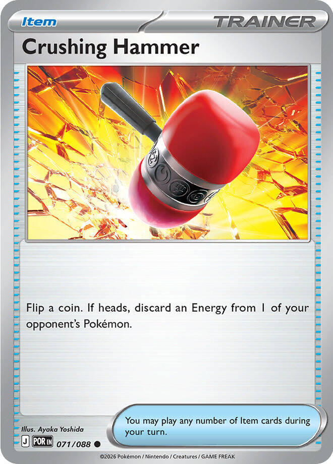 Crushing Hammer - ME03: Perfect Order (POR) Pokemon