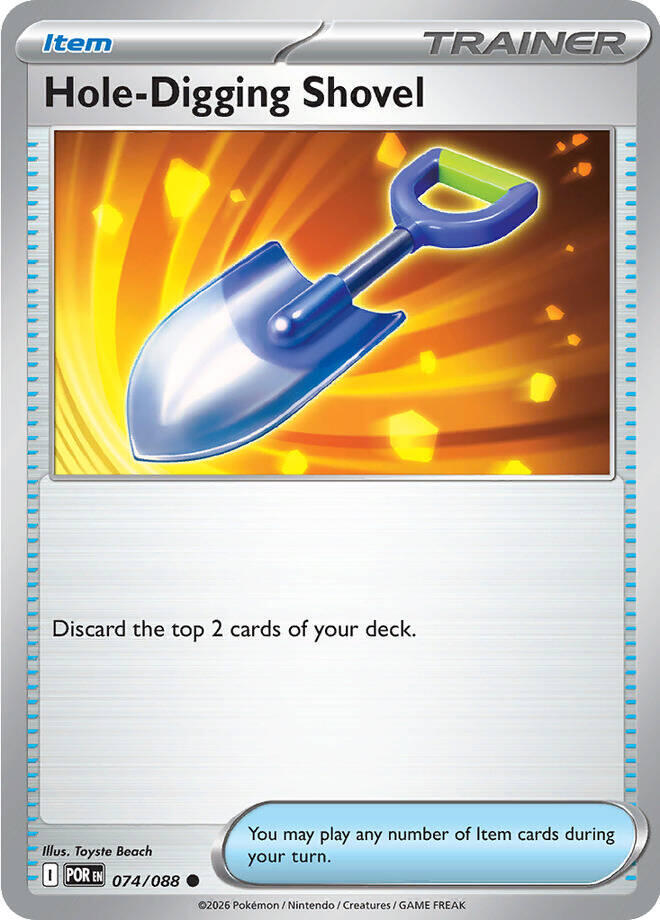 Hole-Digging Shovel - ME03: Perfect Order (POR) Pokemon