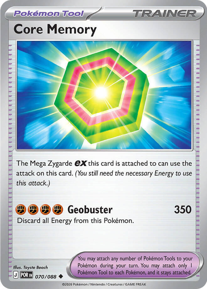 Core Memory - ME03: Perfect Order (POR) Pokemon