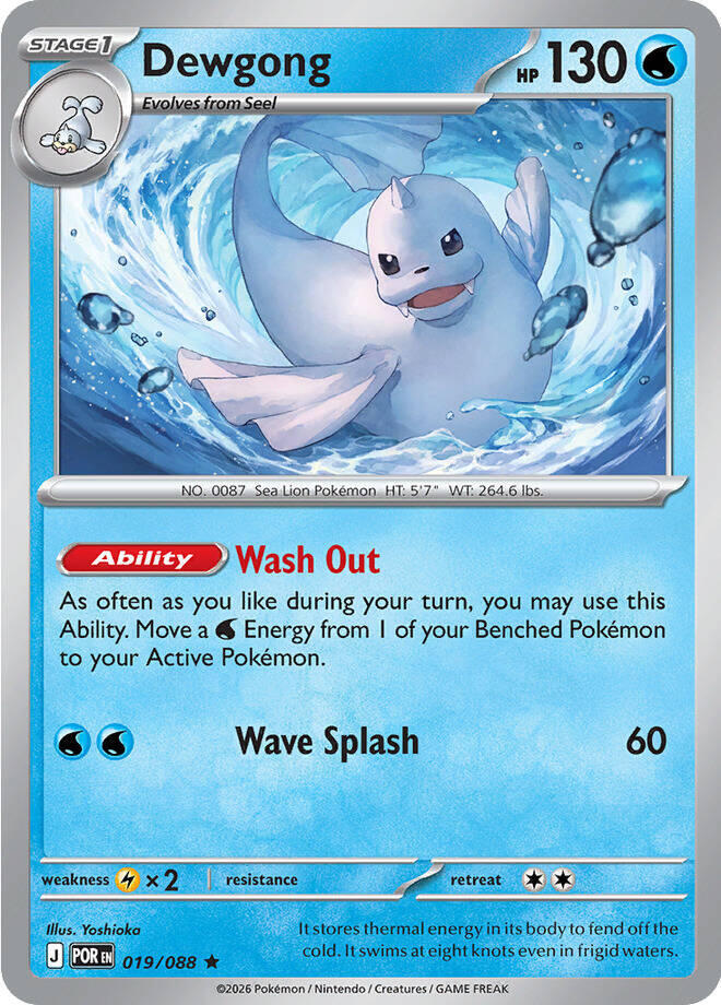 Dewgong - ME03: Perfect Order (POR) Magic The Gathering