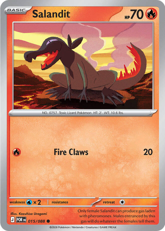 Salandit - ME03: Perfect Order (POR) Pokemon