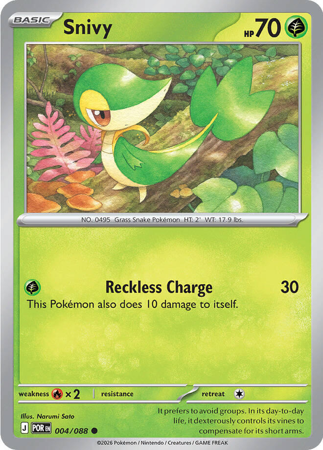 Snivy - ME03: Perfect Order (POR) Magic The Gathering