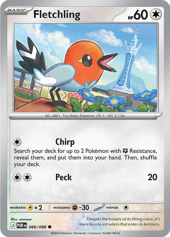 Fletchling - ME03: Perfect Order (POR) Magic The Gathering