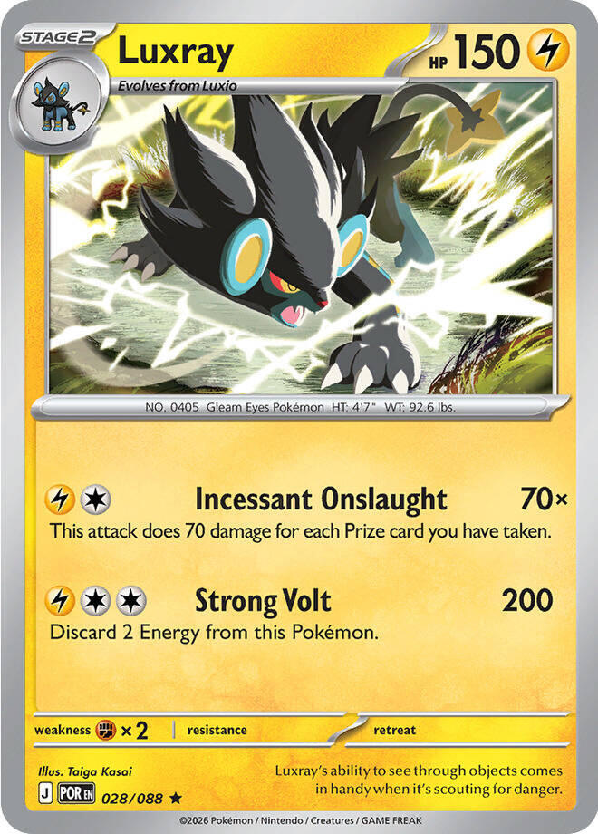 Luxray - ME03: Perfect Order (POR Magic The Gathering