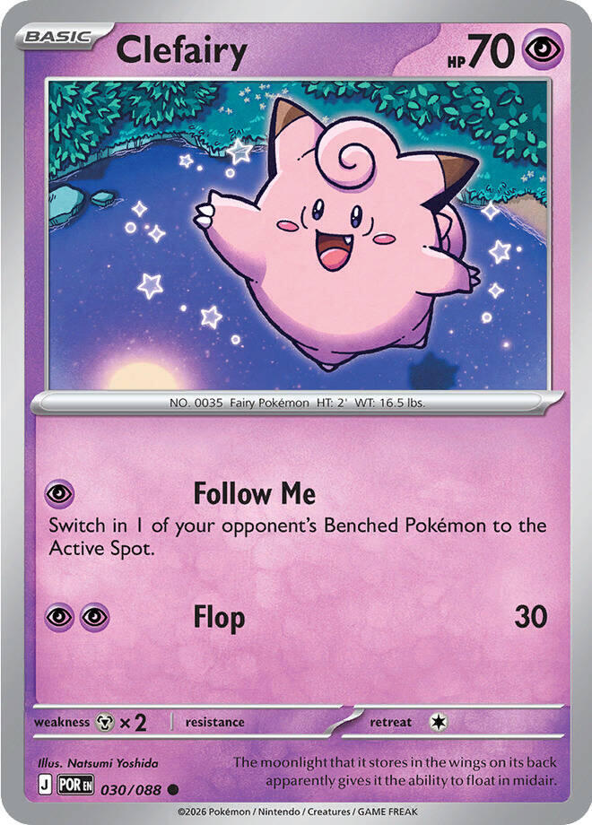 Clefairy - 030/088 - ME03: Perfect Order (POR) Magic The Gathering