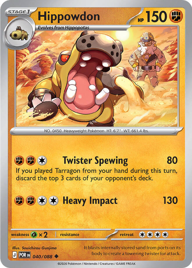 Hippowdon - ME03: Perfect Order (POR) Pokemon