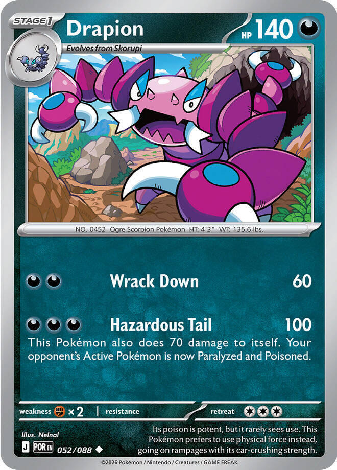 Drapion - 052/088 - ME03: Perfect Order (POR) Pokemon