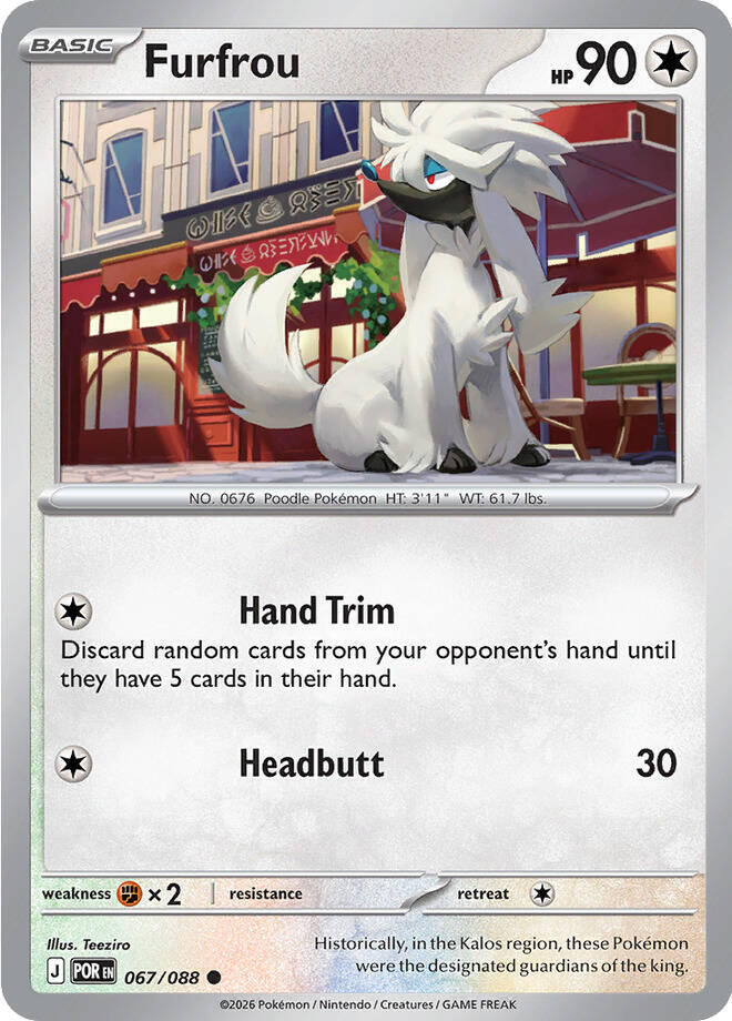 Furfrou - ME03: Perfect Order (POR) Magic The Gathering