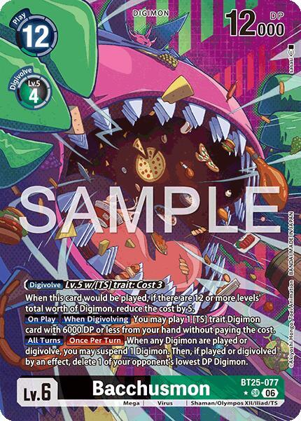 Bacchusmon (Alternate Art) - Dual Revolution (BT-25) Armchair Generals