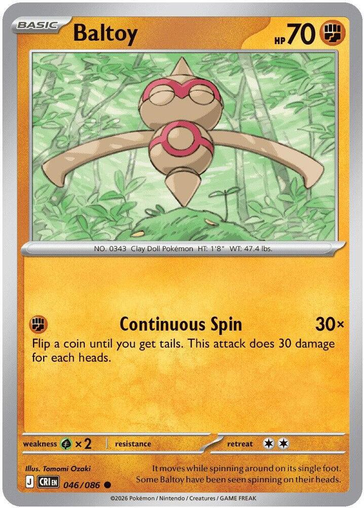 Baltoy - ME04: Chaos Rising (CRI) Magic The Gathering
