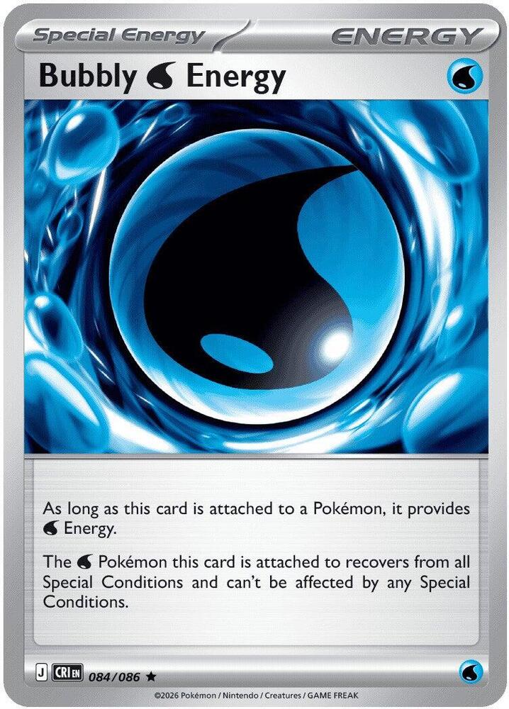 Bubbly W Energy - ME04: Chaos Rising (CRI) [Holofoil] Pokemon