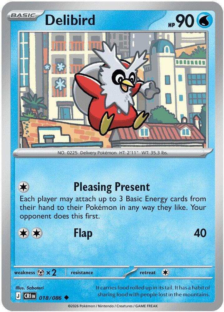 Delibird - ME04: Chaos Rising (CRI) Magic The Gathering