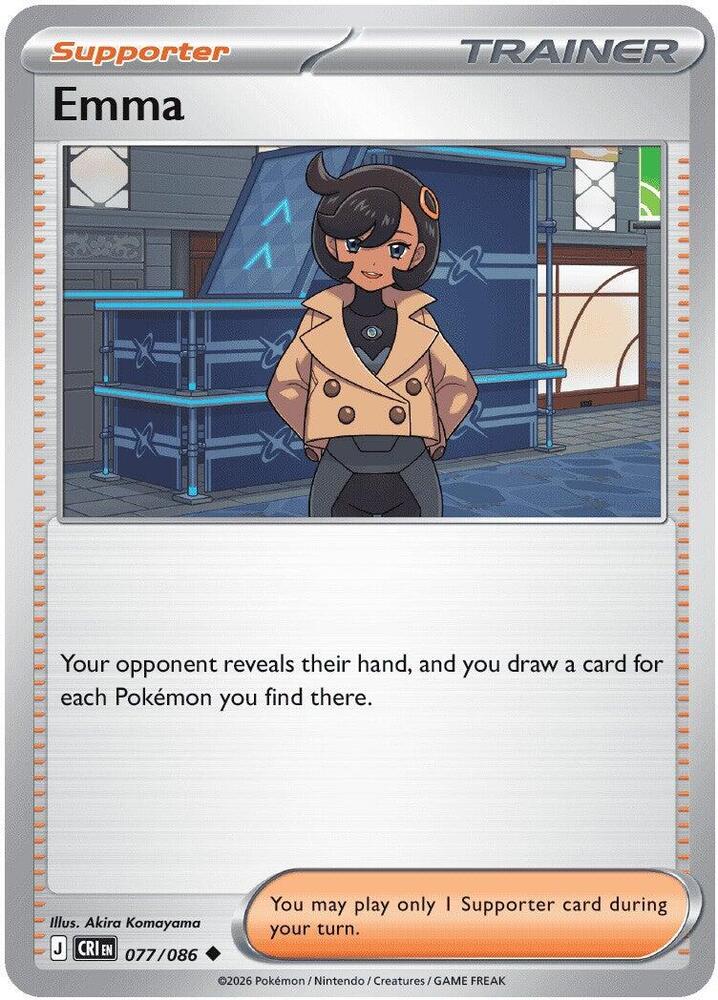 Emma - 077/086 - ME04: Chaos Rising (CRI) Pokemon