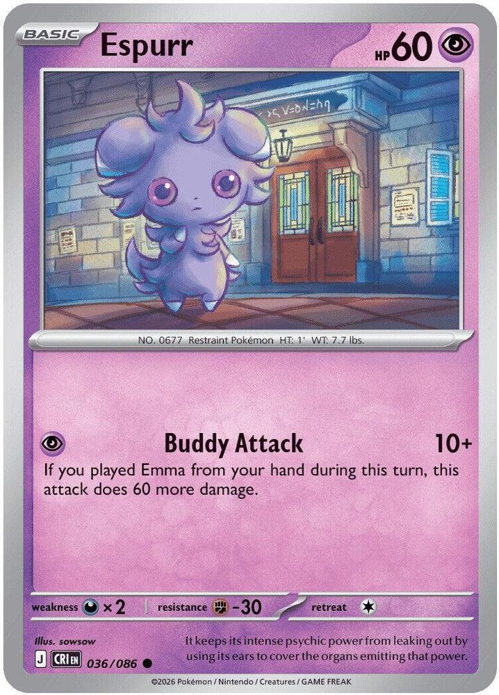 Espurr - ME04: Chaos Rising (CRI) Magic The Gathering